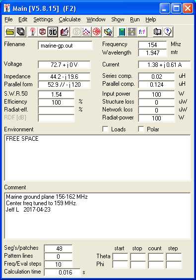 Marine VHF Gnd Plane